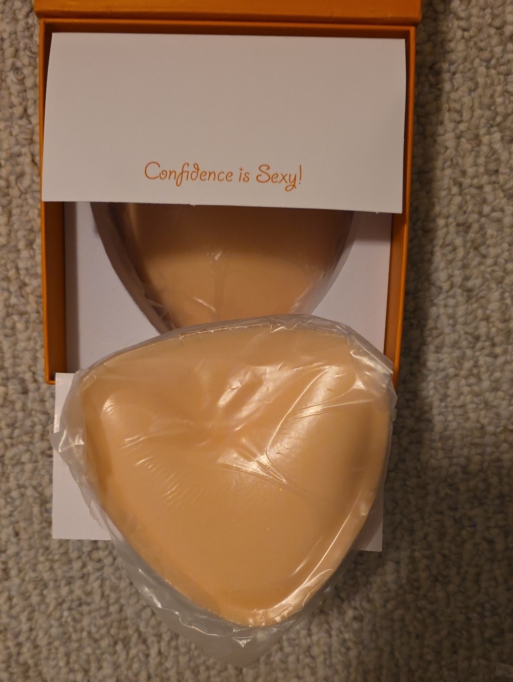 SNOWY Sticky Inserts - Instant Boost Sticky Inserts In Beige Size C New Sealed
